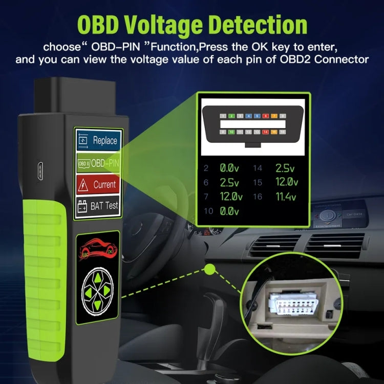 TopDiag BT400 4 in 1 Car Battery Intelligent Analyzer Diagnostic Instrument, TopDiag BT400