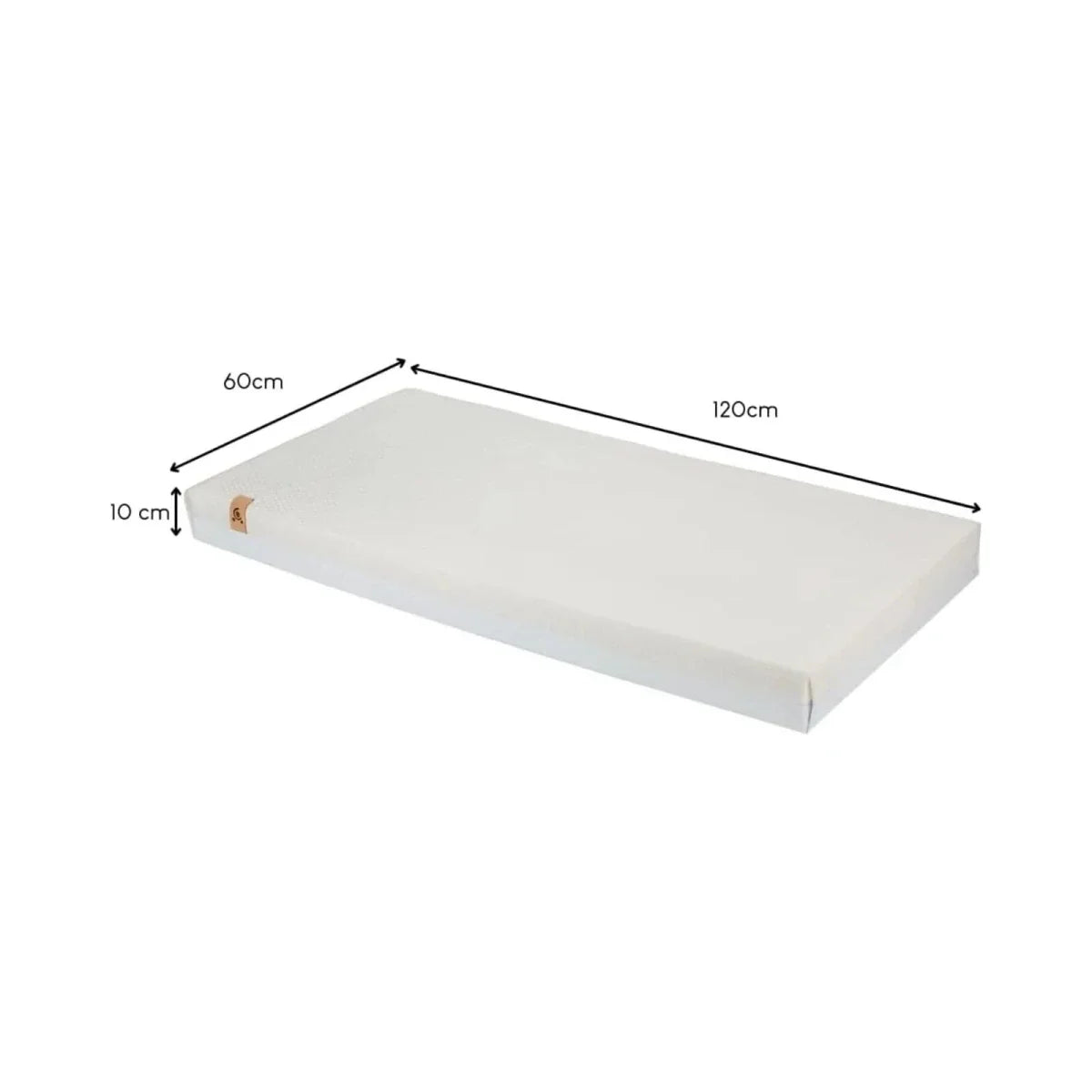 CuddleCo Signature Hypo-Allergenic Bamboo Pocket Sprung Cot Mattress 120 x 60cm