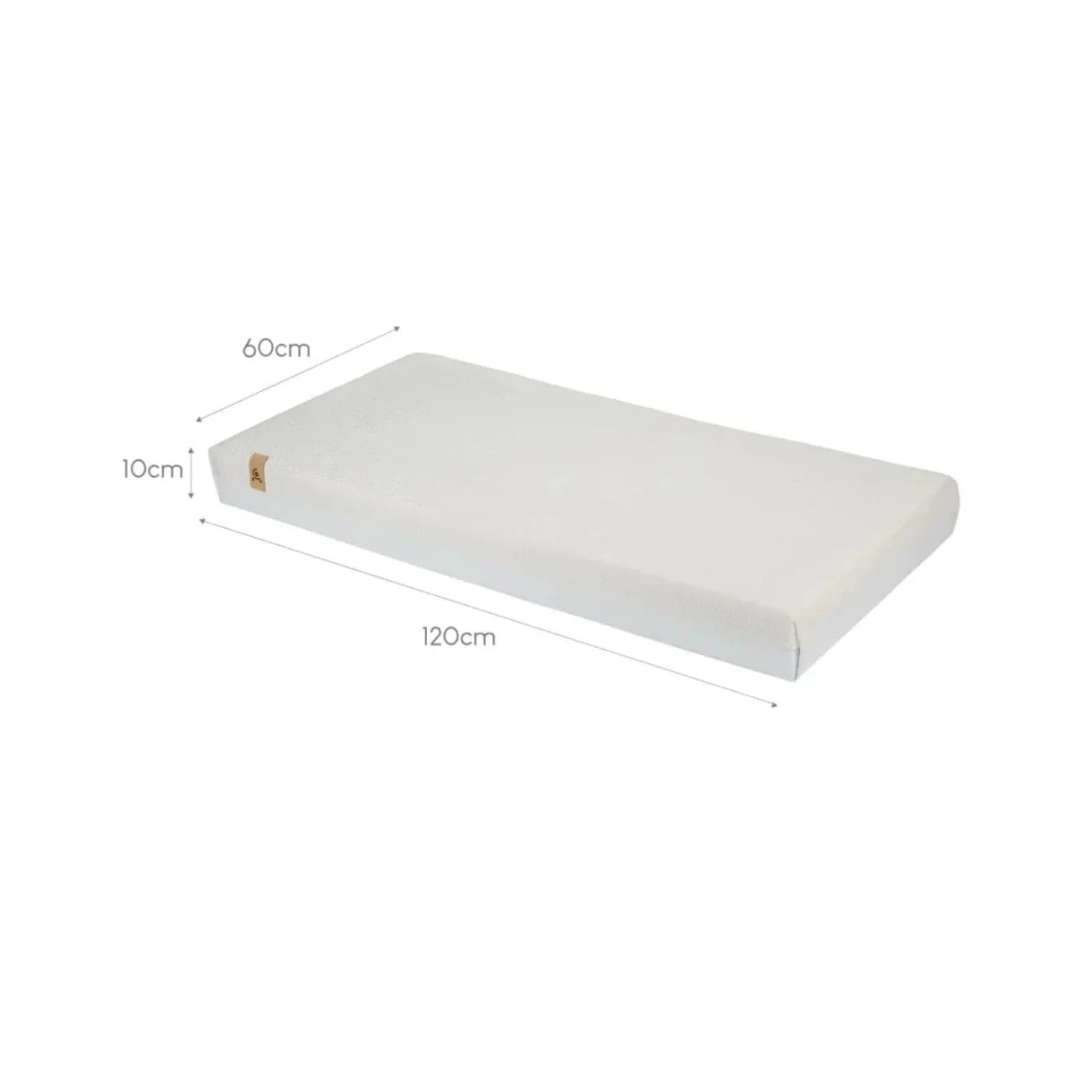 CuddleCo Harmony Hypo-Allergenic Bamboo Sprung Cot Mattress 120 x 60cm