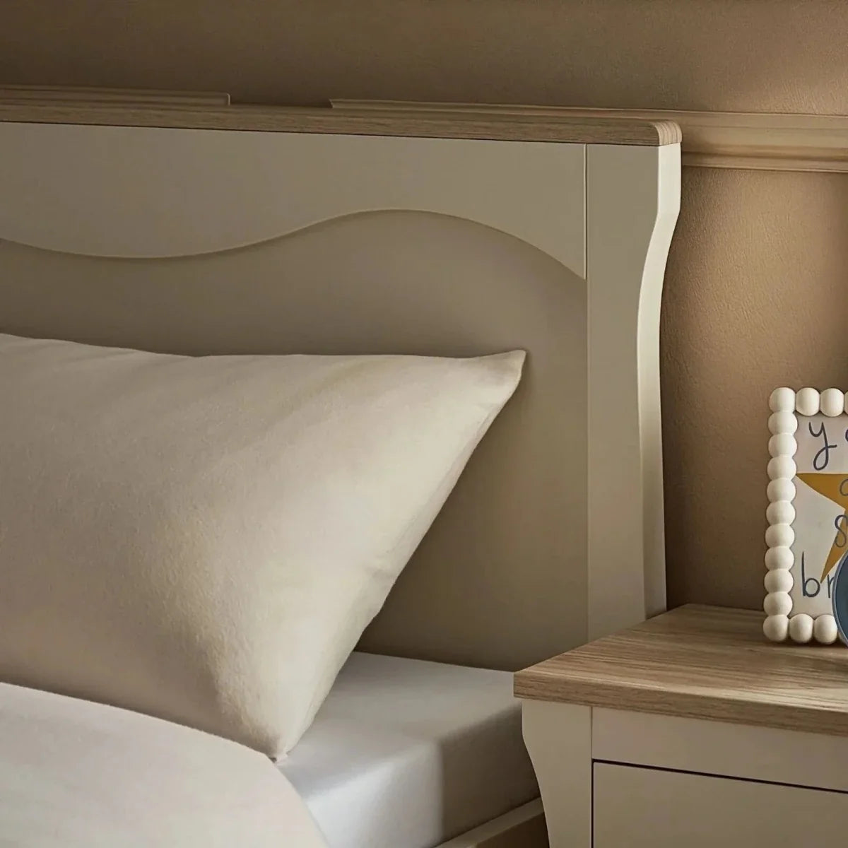 CuddleCo Clara Single Bed - Cashmere/Ash