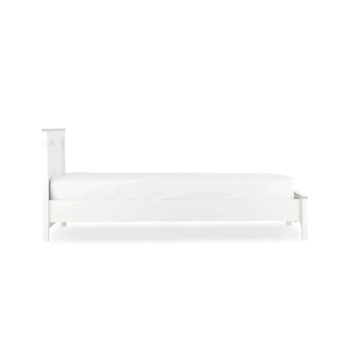 CuddleCo Clara Single Bed - White/Ash