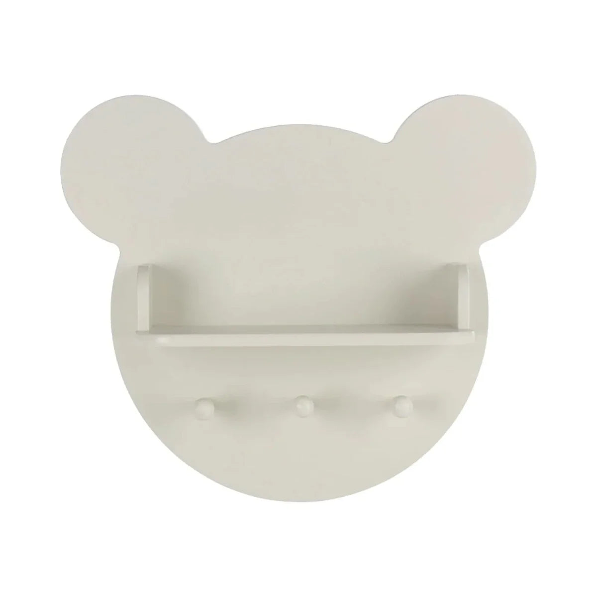 CuddleCo Play House Bear Shelf - Pebble