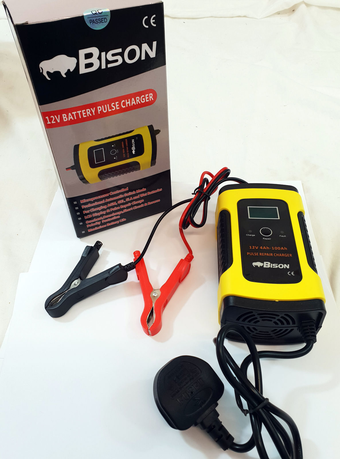 BISON 40'/lb SALT WATER ELECTRIC OUTBOARD MOTOR + BATTERY CHARGER