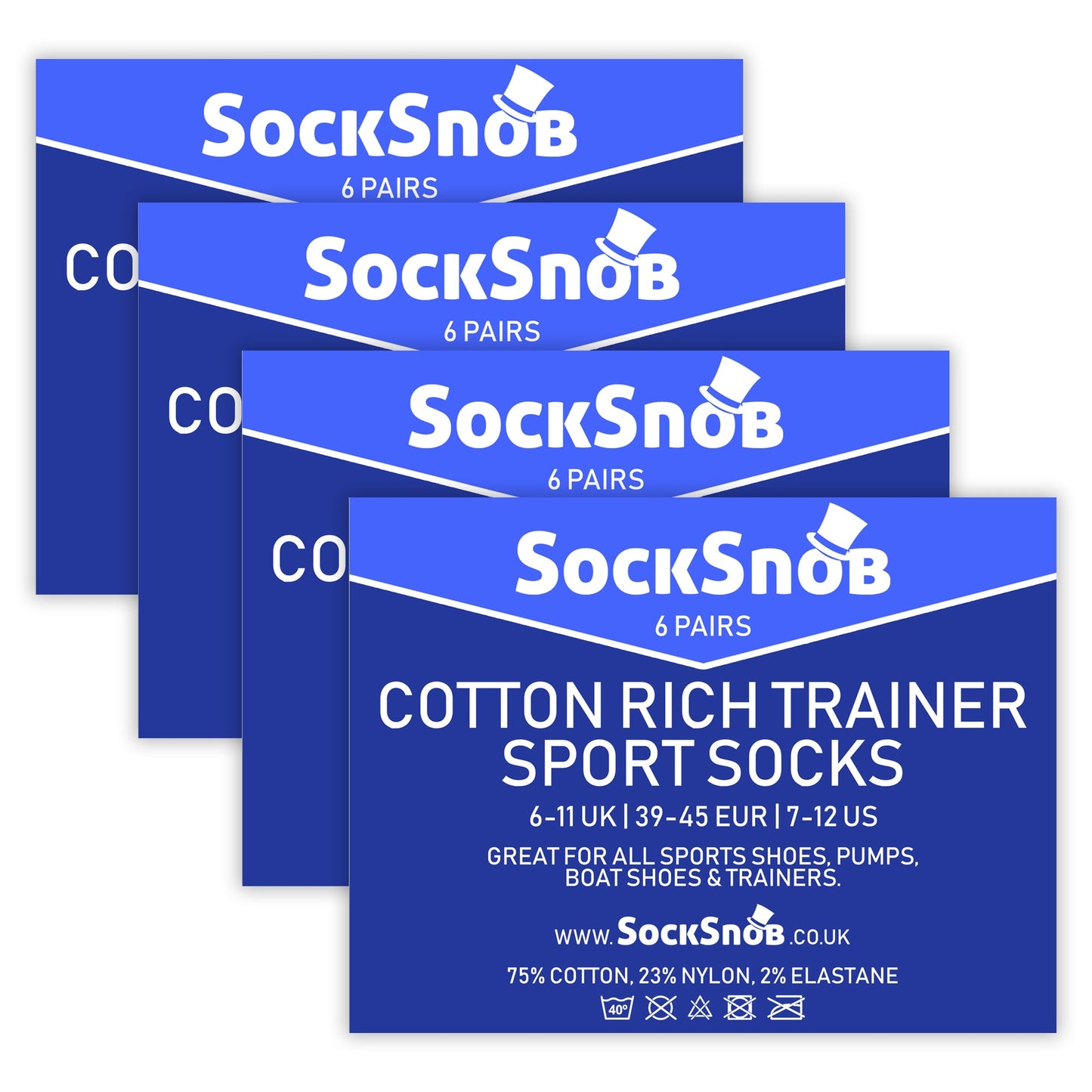 Mens Cotton Low Cut Trainer Socks (Multipack Options)