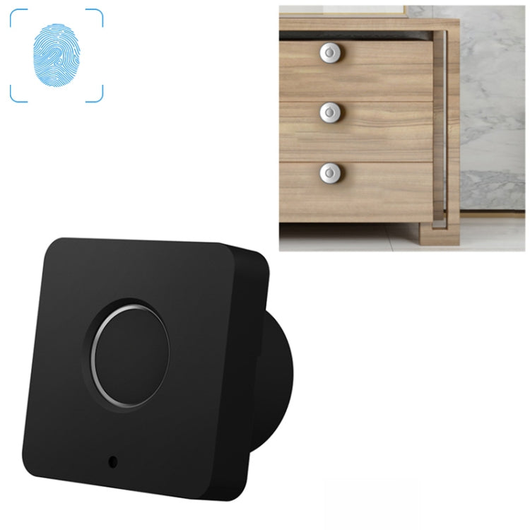 T5 Square Version Aluminum Alloy Panel Fingerprint Drawer Lock, Pink, Blue, Red, Silver, Black