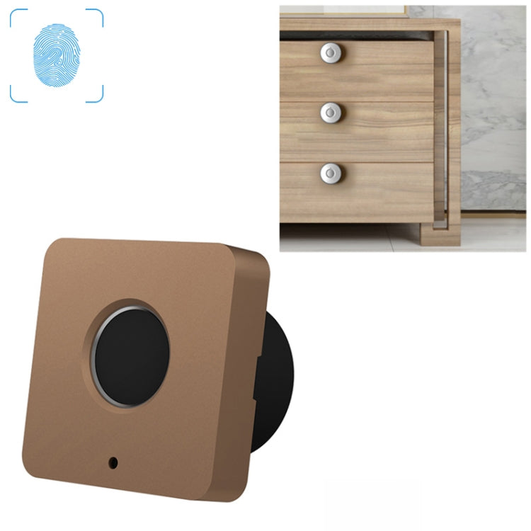T5 Square Version Aluminum Alloy Panel Fingerprint Drawer Lock, Pink, Blue, Red, Silver, Black