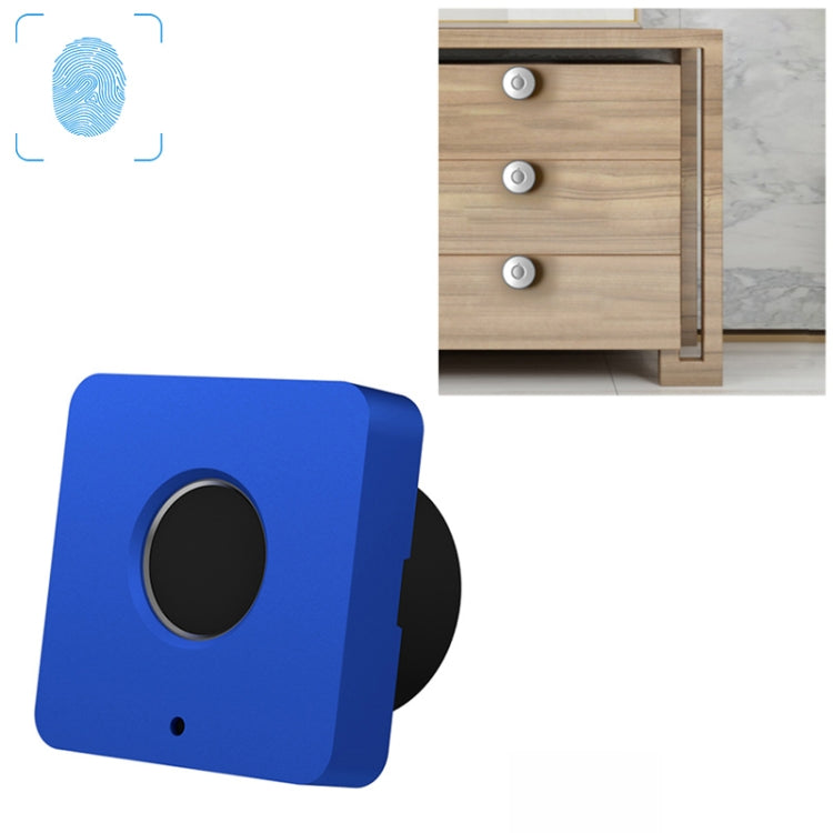 T5 Square Version Aluminum Alloy Panel Fingerprint Drawer Lock, Pink, Blue, Red, Silver, Black
