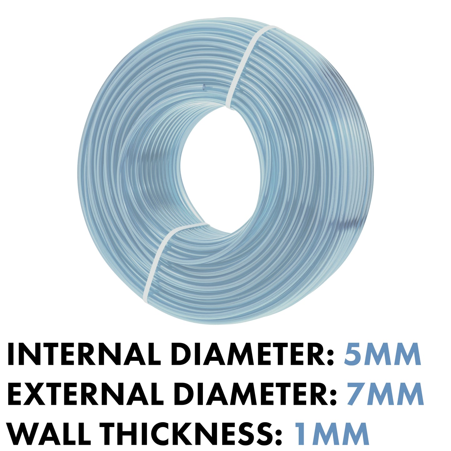 Clear PVC Pipe 5mm*7mm Pipe and Water Fitting Garden Water Connector