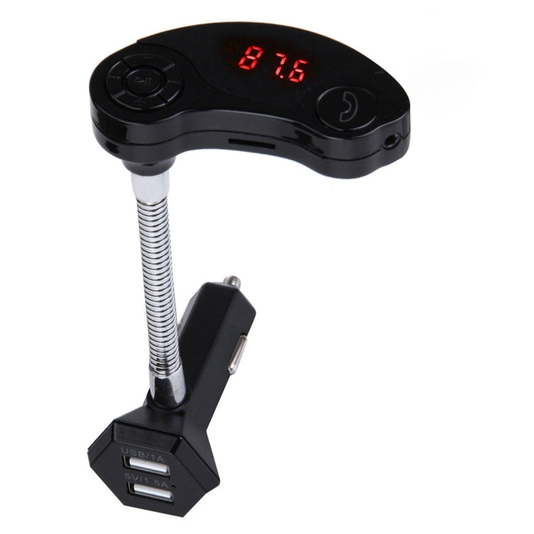 GT86 Dual USB Charger Car Bluetooth FM Transmitter Kit, Support LCD Display / TF Card Music Play / Hands-free, GT86 (Gold), GT86 (Silver), GT86 (Black)