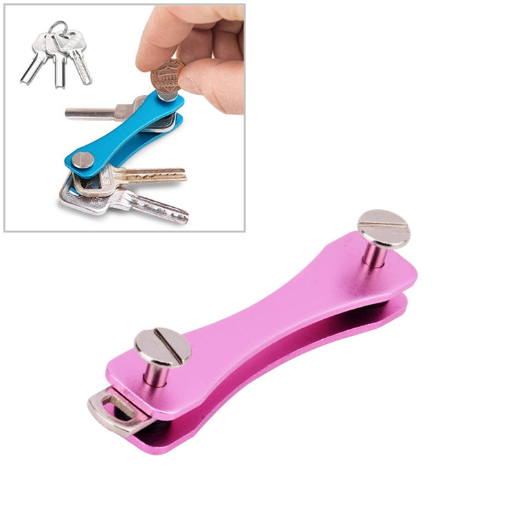 Portable Metal Key Storage Clip, (Black), (Orange), (Pink), (Green), (Grey), (Blue), (Red)