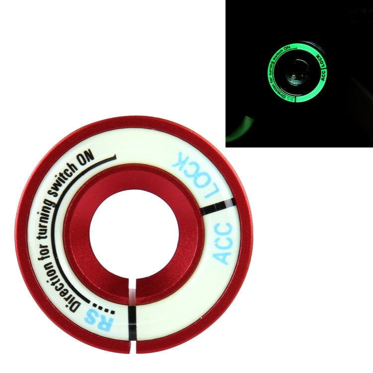Car Aluminum Igniter Night Luminous Decoration Ring For Audi And Volkswagen