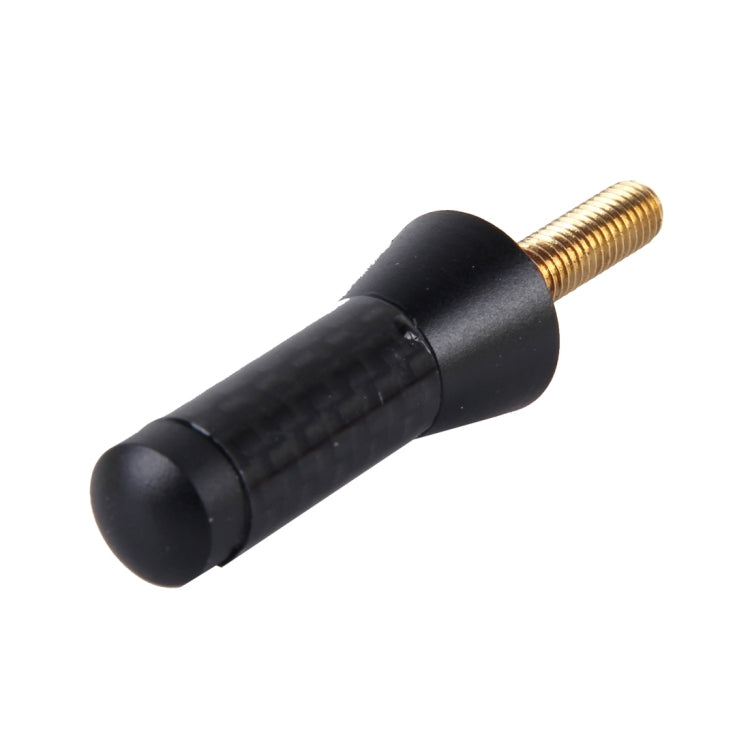 Carbon Fiber Aluminum Short Antenna Polished Universal Screws Base(Small Size), 3.4cm