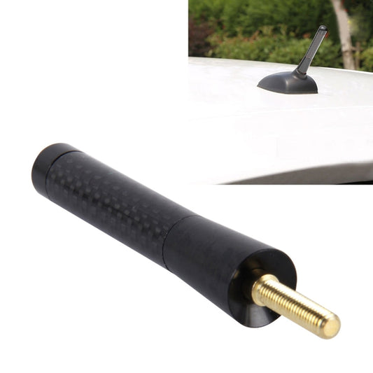 Carbon Fiber Aluminum Short Antenna Polished Universal Screws Base(Medium Size), 8cm