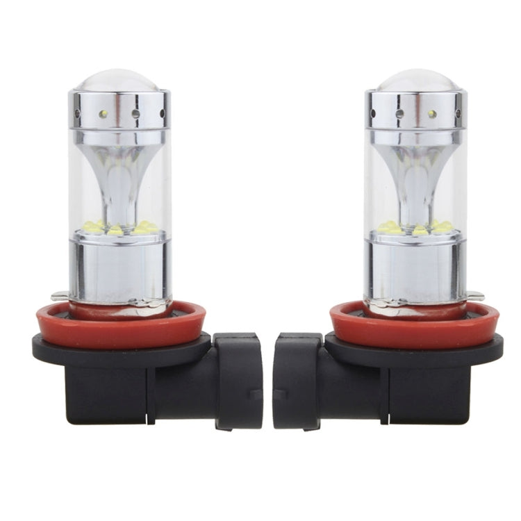 2 PCS H8/H11 60W 1200 LM 6000K Car Fog Lights with 12 CREE XB-D LED Lamps, DC 12V, H8/H11