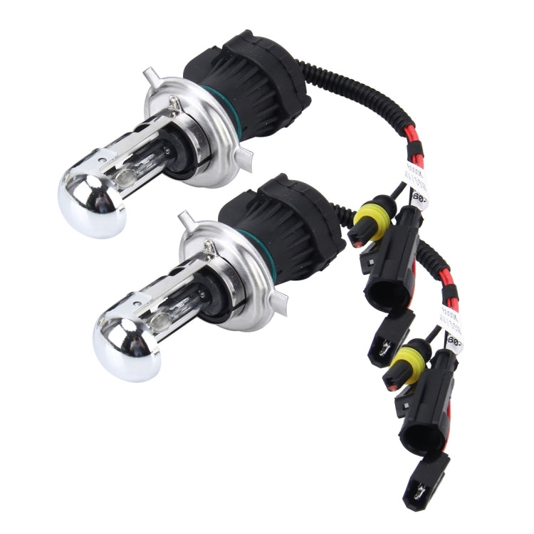 2 PCS H4 55W 4300K HID Bulbs Xenon Lights Lamps, AC 12V, H4