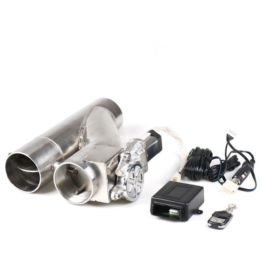 CNSPEED Y Shape 2 In 1 Car Remote Control Electric Exhaust Valve Pipe, Size: 3 inch, Size: 3 inch
