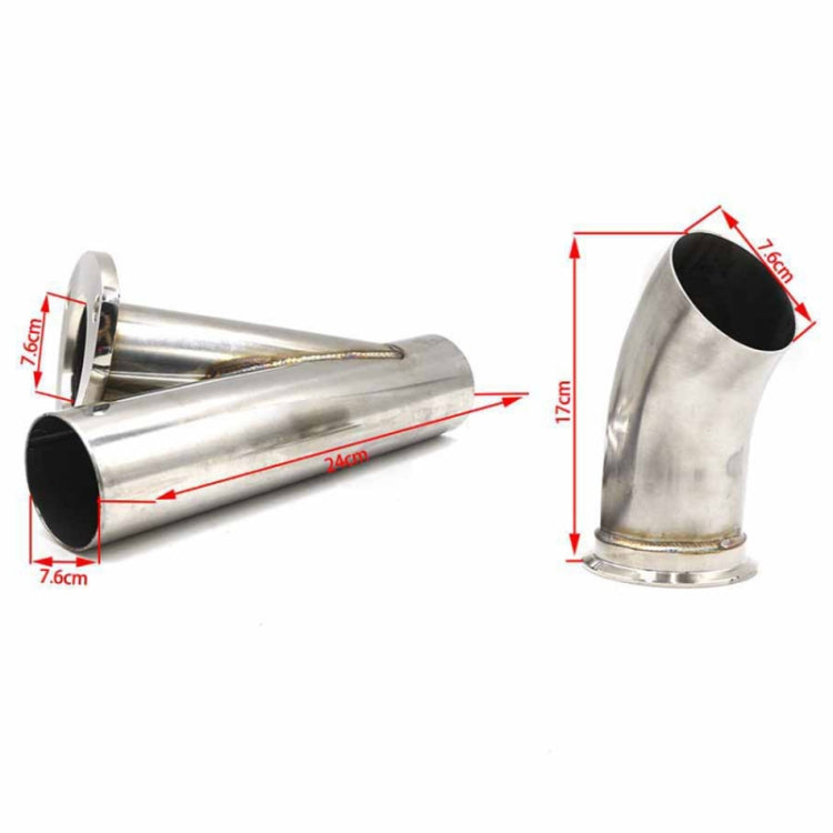 CNSPEED Stainless Steel Car Remote Control Electric Exhaust Valve Pipe Set, Size: 2.5 inch, Size: 2.5 inch