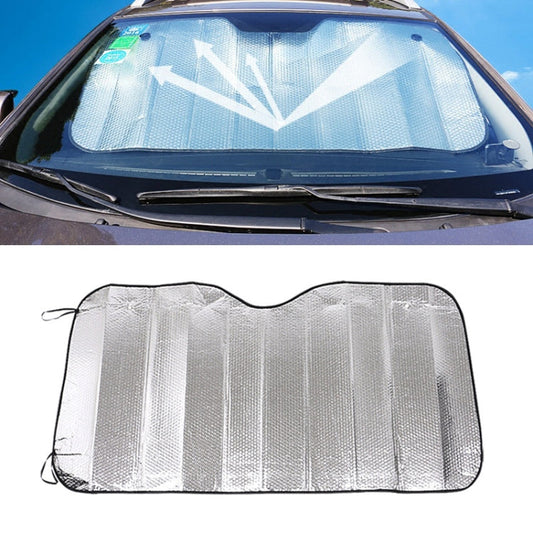 General Purpose Epe Car Sun Visor Before The File, Size: 140cm x 70cm, 140 x 70cm (Silver)