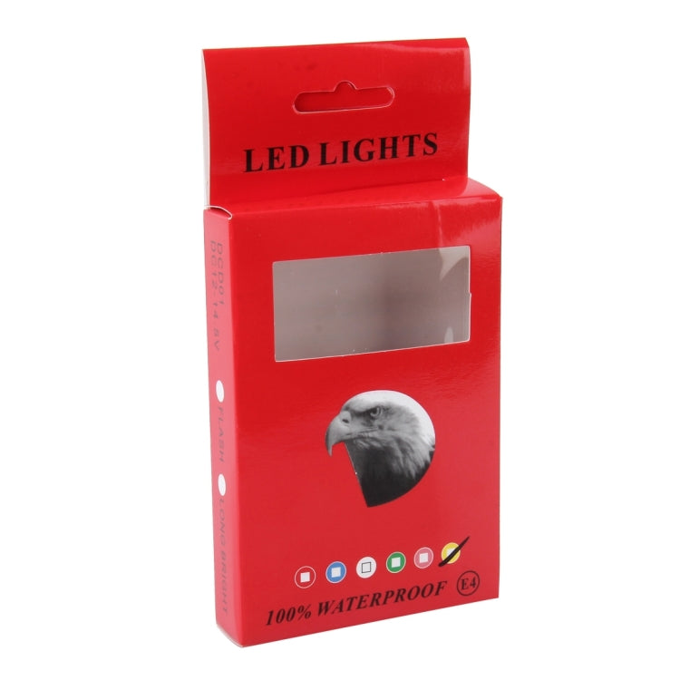 2 PCS 12V 3W  Eagle Eyes LED Strobe Light For Motorcycle ，Wire Length: 90cm, Wire Length: 90cm