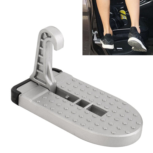 Multi-function Car Door Sill Step Pedals Pads, Pedals Pads (Silver)