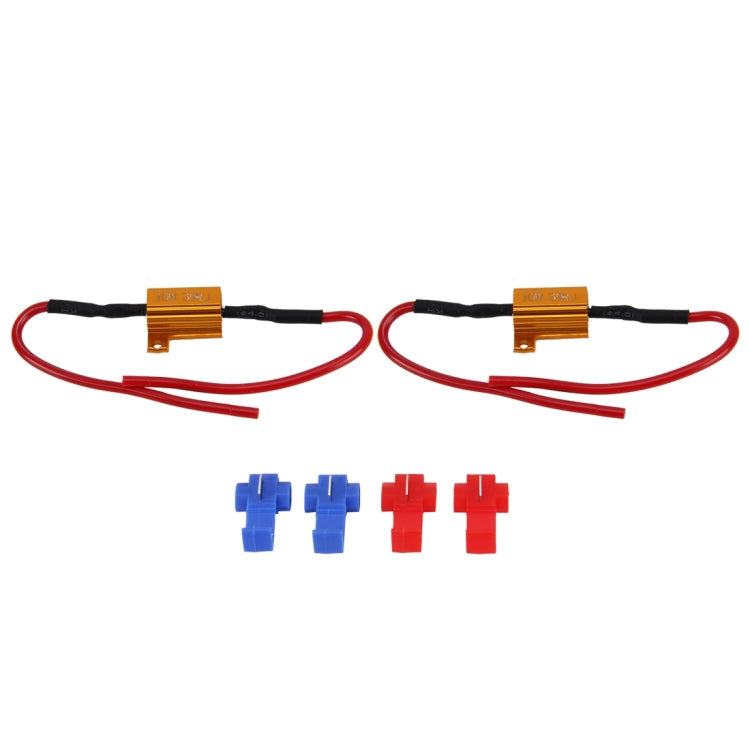 2 PCS Car Canbus Error Canceller Decoder Load Resistor LED 10W 39 Ohm No Blinking Decoder, 10W 39 Ohm