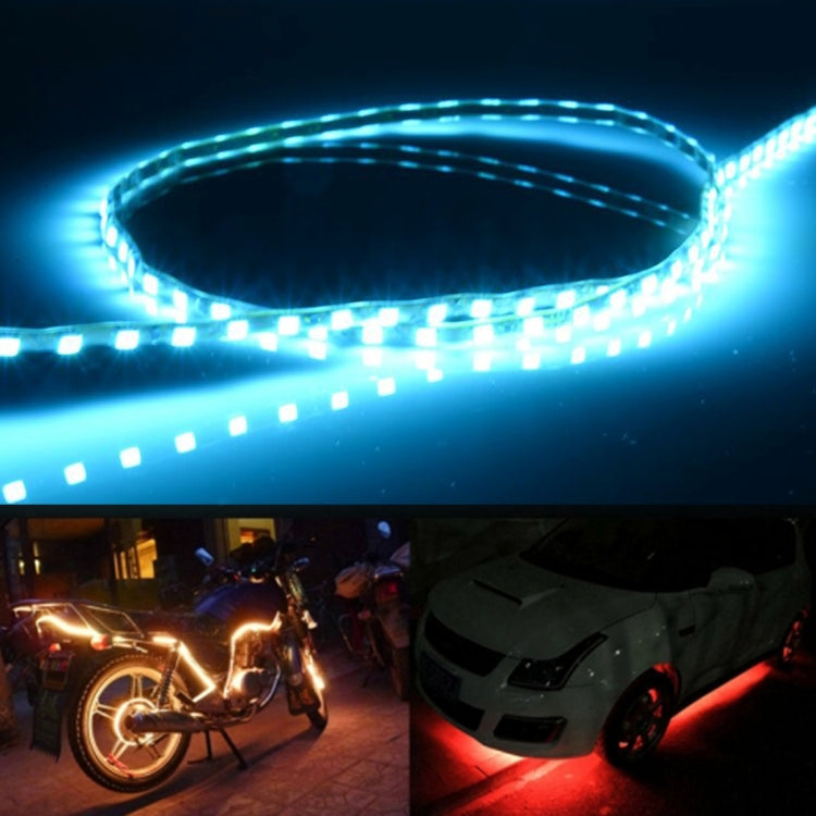 5 PCS 45 LED 3528 SMD Waterproof Flexible Car Strip Light for Car Decoration, DC 12V, Length: 90cm, 90cm+blue, 90cm+red, 90cm+white, 90cm+yellow, 90cm+pink, 90cm+green, 90cm+ice blue