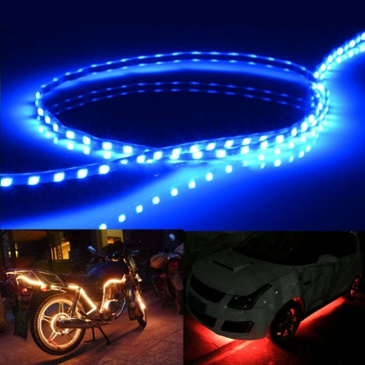 5 PCS 45 LED 3528 SMD Waterproof Flexible Car Strip Light for Car Decoration, DC 12V, Length: 90cm, 90cm+blue, 90cm+red, 90cm+white, 90cm+yellow, 90cm+pink, 90cm+green, 90cm+ice blue