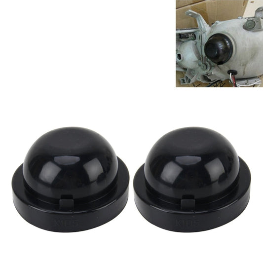 2 PCS K105 Universal Car LED Headlight HID Xenon Lamp Silicone Dust Cover Seal Caps Car Dust Cover Waterproof Dustproof Sealing Headlamp Cover for Car Retrofit, Inner Diameter: 10.5cm, Inner Diameter: 10.5cm