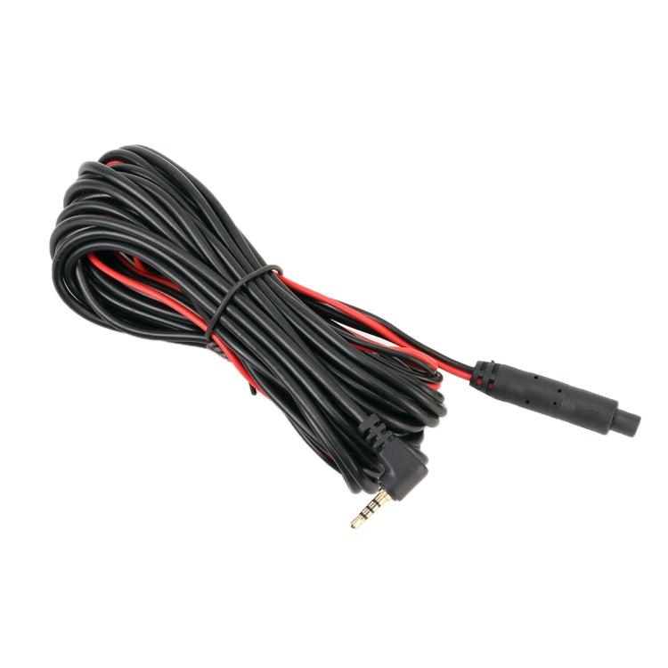 10m Universal Car 4P Reversing Camera Extension Cord Rearview Mirror Vehicle Traveling Data Recorder Video Conversion with Plug, 10m (4P) with Plug
