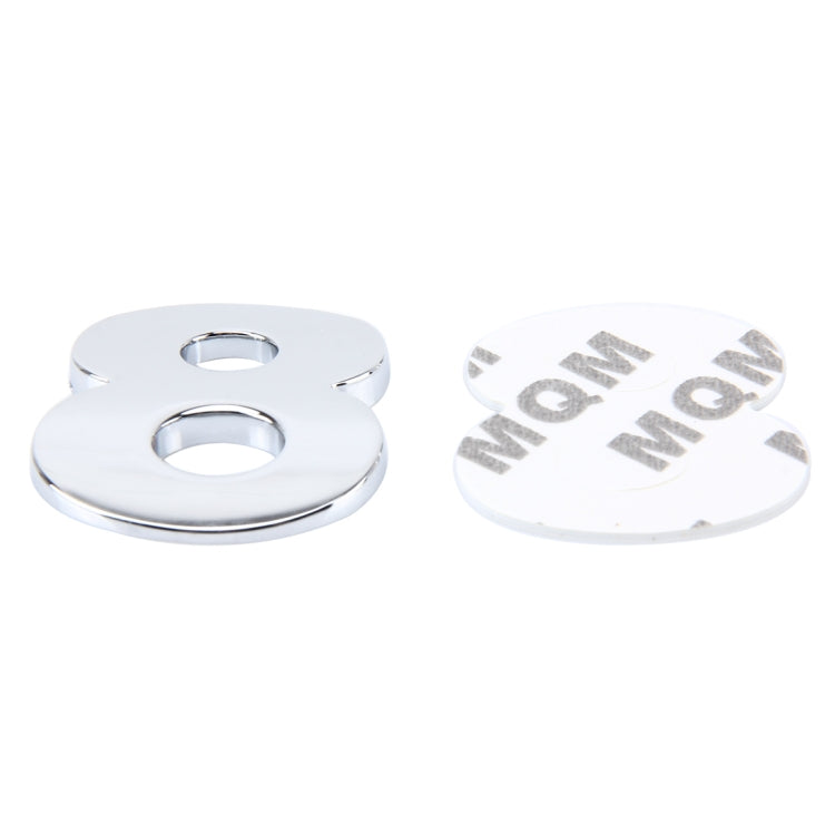 Car Vehicle Badge Emblem 3D Number One Self-adhesive Sticker Decal, Size: 3.6*4.5*0.5cm, 7, 8, 1, 2, 3, 4, 5, 6