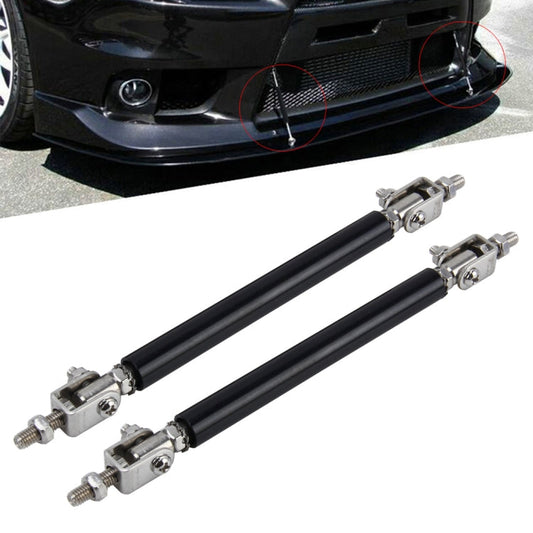 2 PCS Car Modification Large Surrounded By The Rod Telescopic Lever Front and Rear Bars Fixed Front Lip Back Shovel Adjustable Small Rod, Length: 7.5cm, Length: 7.5cm
