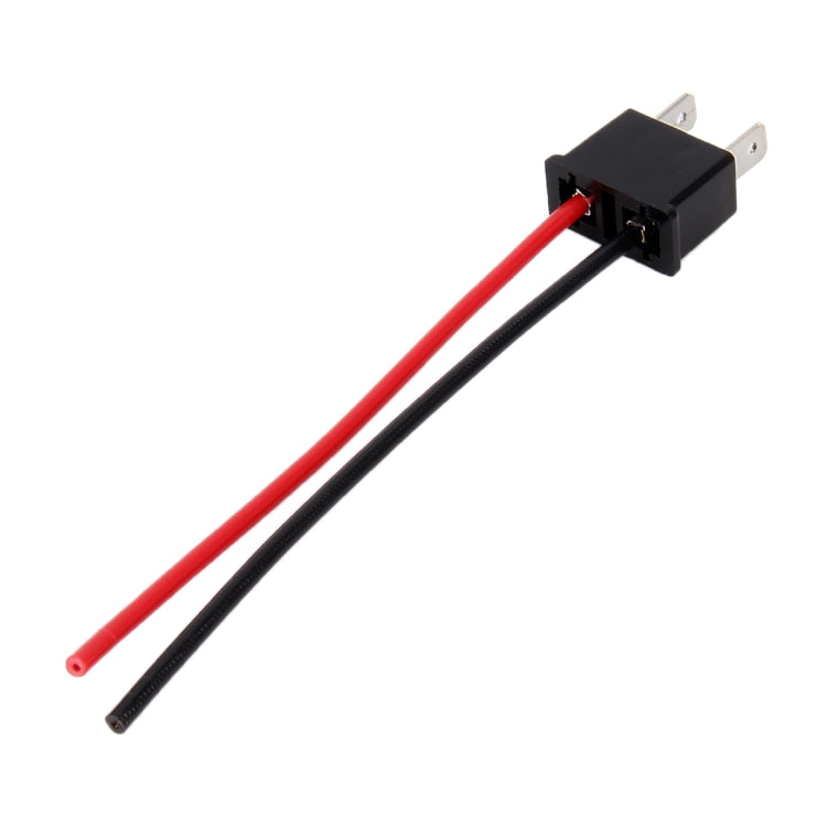 1 Pair H7 Bulb Holder Base Male Socket with Wire, H7