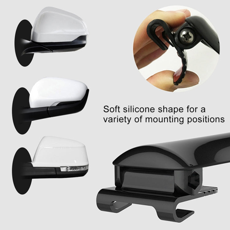 3R-095 Auxiliary Rear View Mirror Car Adjustable Blind Spot Mirror Wide Angle Auxiliary Rear View Side Mirror for Right Mirror, 3R-095 (White), 3R-095