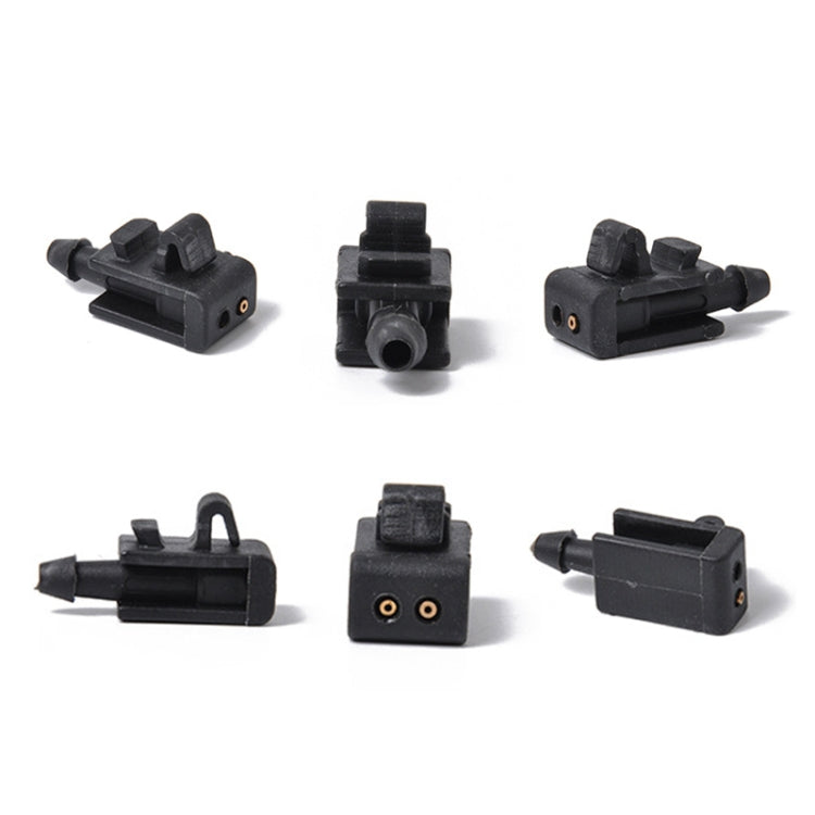 2 PCS Windshield Washer Wiper Jet Water Spray Nozzle Buckle 8200082347 for 2005-2007 Renault Megana 2, For 2005-2007 Renault Megana 2