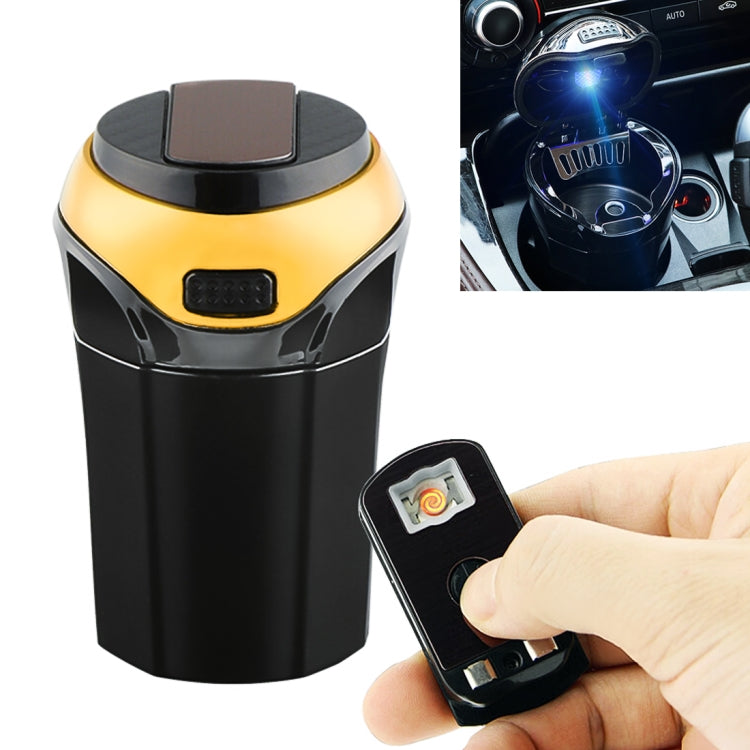 2 in 1 Universal Car Detachable Electronic Cigarette Lighter + Trash Rubbish Bin Ashtray