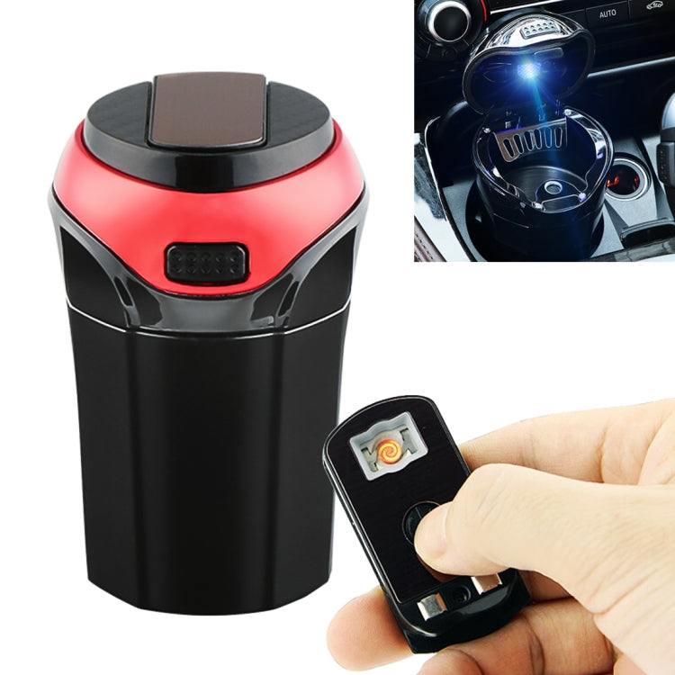 2 in 1 Universal Car Detachable Electronic Cigarette Lighter + Trash Rubbish Bin Ashtray