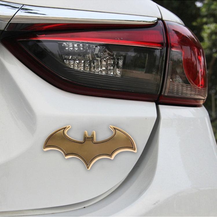 Bat Shape Shining Metal Car Free Sticker, Bat, Shining Bat, Bat Flying