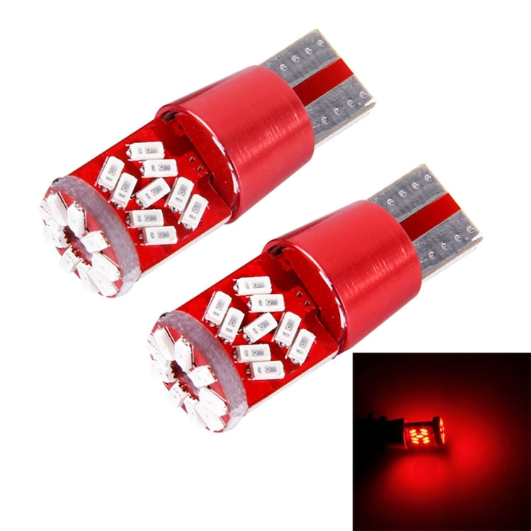 2 PCS T10 5W 27 SMD-3014 LEDs Car Clearance Light Lamp, DC 12V, 27 SMD-3014 LEDs, T10+5W Blue Light
