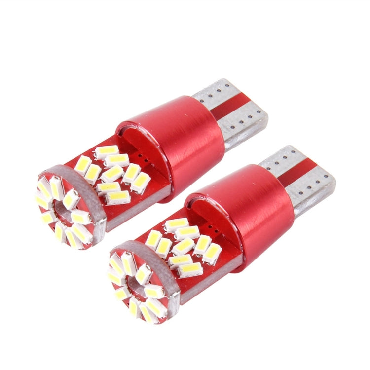 2 PCS T10 5W 27 SMD-3014 LEDs Car Clearance Light Lamp, DC 12V, 27 SMD-3014 LEDs, T10+5W Blue Light