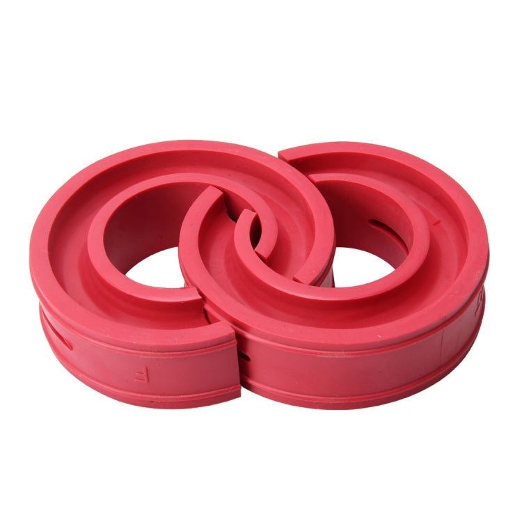 2 PCS Car Auto D Type Shock Absorber Spring Bumper Power Cushion Buffer, Spring Spacing: 22mm, Colloid Height: 43mm(Red), D  Type(Spring Spacing: 22mm, Height: 43mm)