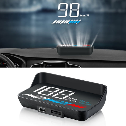 M7 3.5 inch Universal Car OBD2 + GPS HUD Vehicle-mounted Head Up Display Fuel Consumption, M7