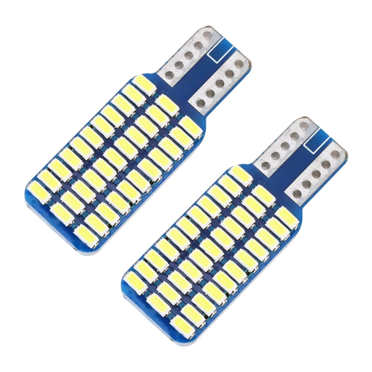 2 PCS T10 / W5W / 168 / 194 DC12V 1.2W 6000K 80LM 33LEDs SMD-3014 Car Reading Lamp Clearance Light, with Decoder, T10 / W5W / 168 / 194