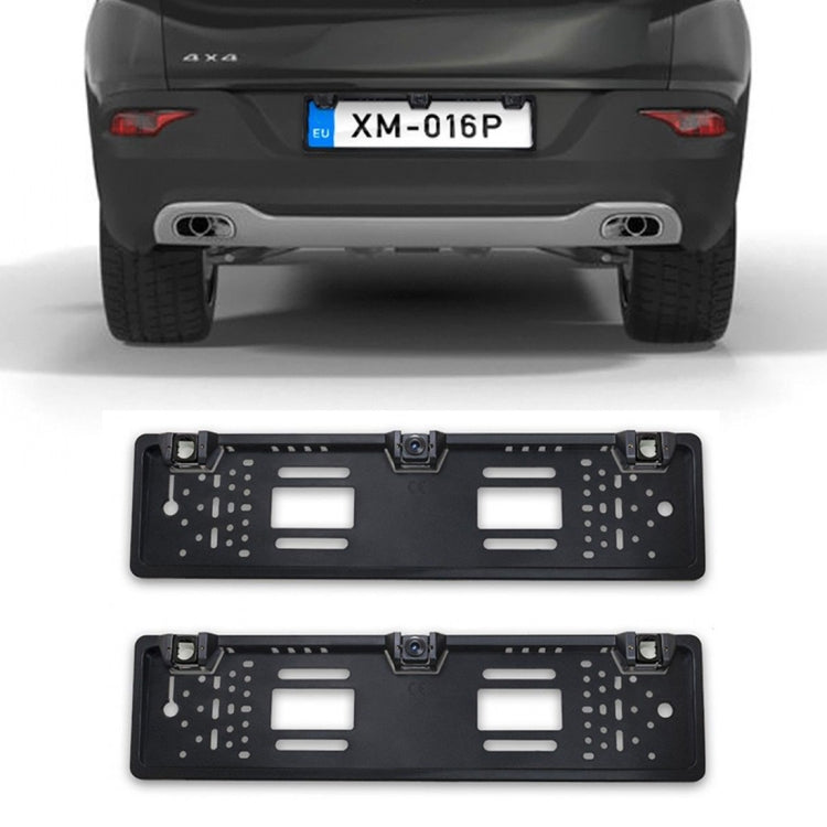 PZ600L-2 Europe Car License Plate Frame Front Rear View Camera, PZ600L-2