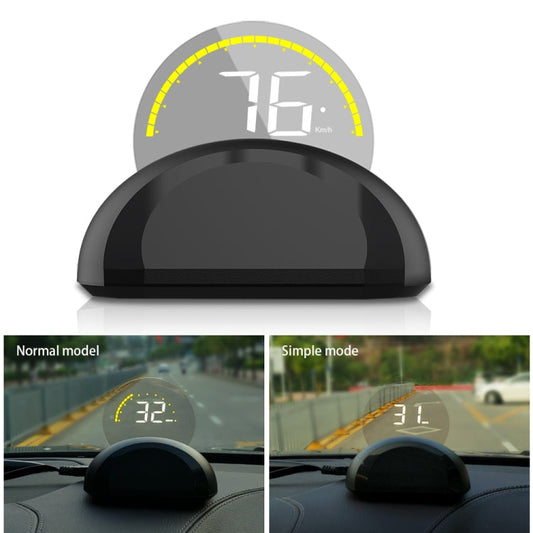 C700 2.6 inch Universal Car OBD2 HUD Vehicle-mounted Head Up Display, C700
