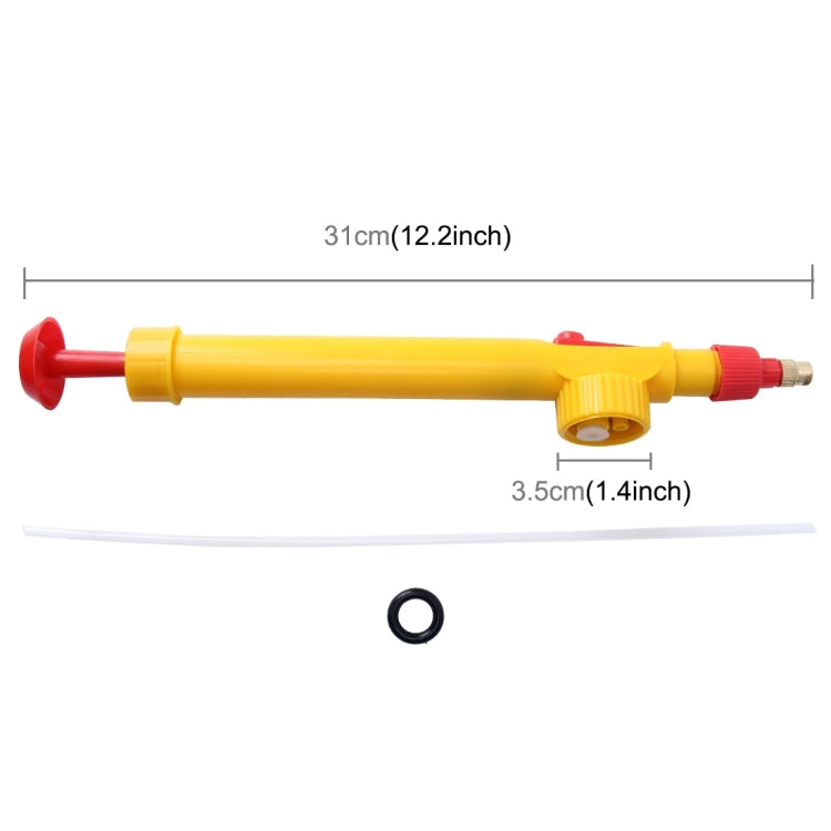 High Pressure Plastic Bottle Drink Beverage Trolley Gun Spray Reciprocating Sprayer Coke Bottle Sprayer Manual Pressure Sprayer, Random Color Delivery, 1 PC