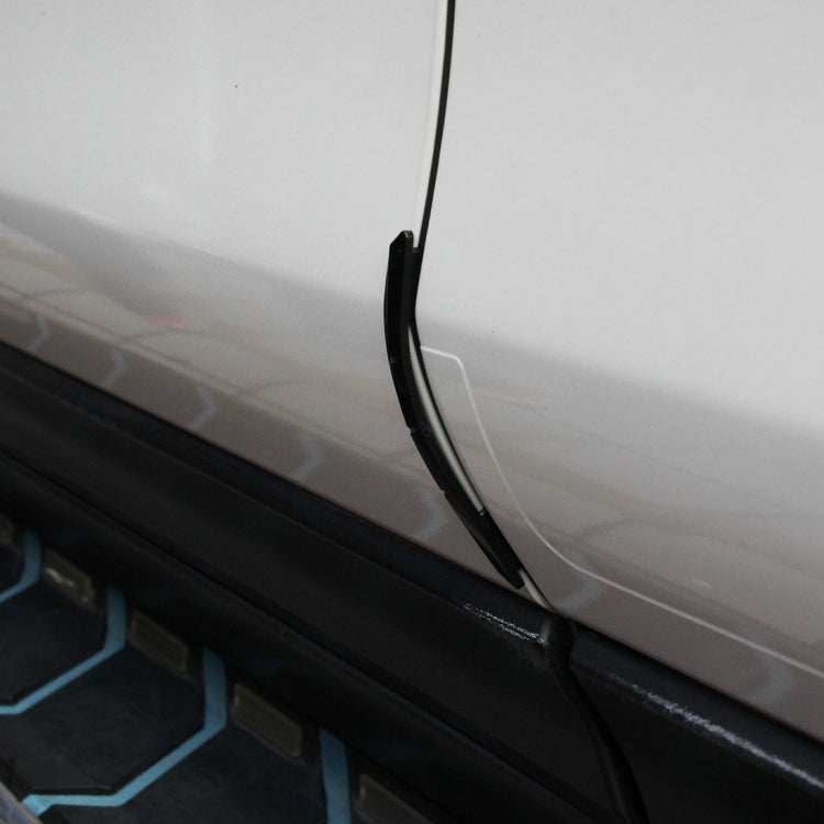 3R 3R-2103 4 PCS Rubber Car Side Door Edge Protection Guards Cover Trims Stickers(Brown)