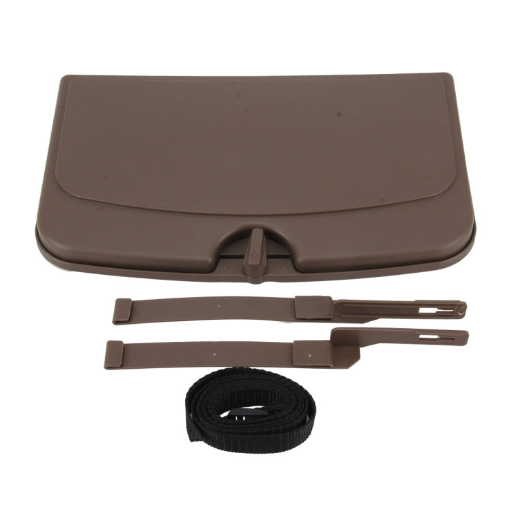 SHUNWEI SD-1509 Car Auto Back Seat Folding Table Drink Food Cup Tray Holder Stand Desk Multi-purpose Travel Dining Tray(Brown)