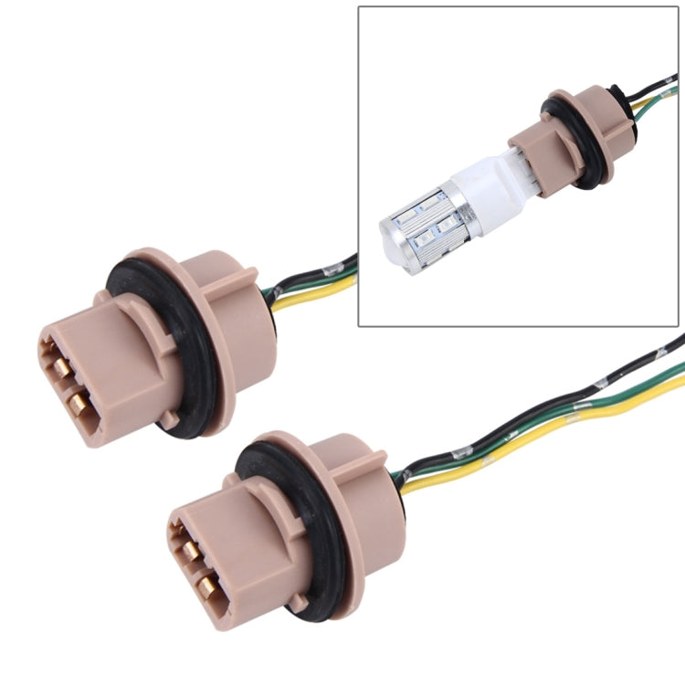 2 PCS Car Auto LED Bulb Socket Holder (No Including Light), 1156, 7443, H1/H3, H4, H7, H8/H11