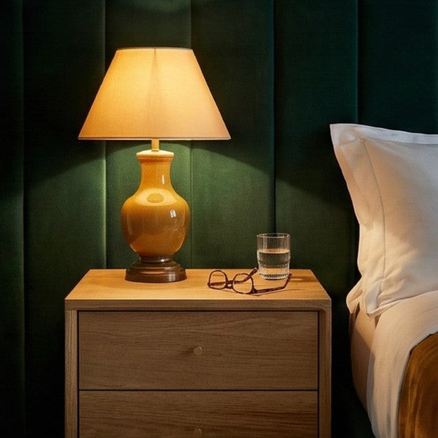 Wright Oak Bedside Table
