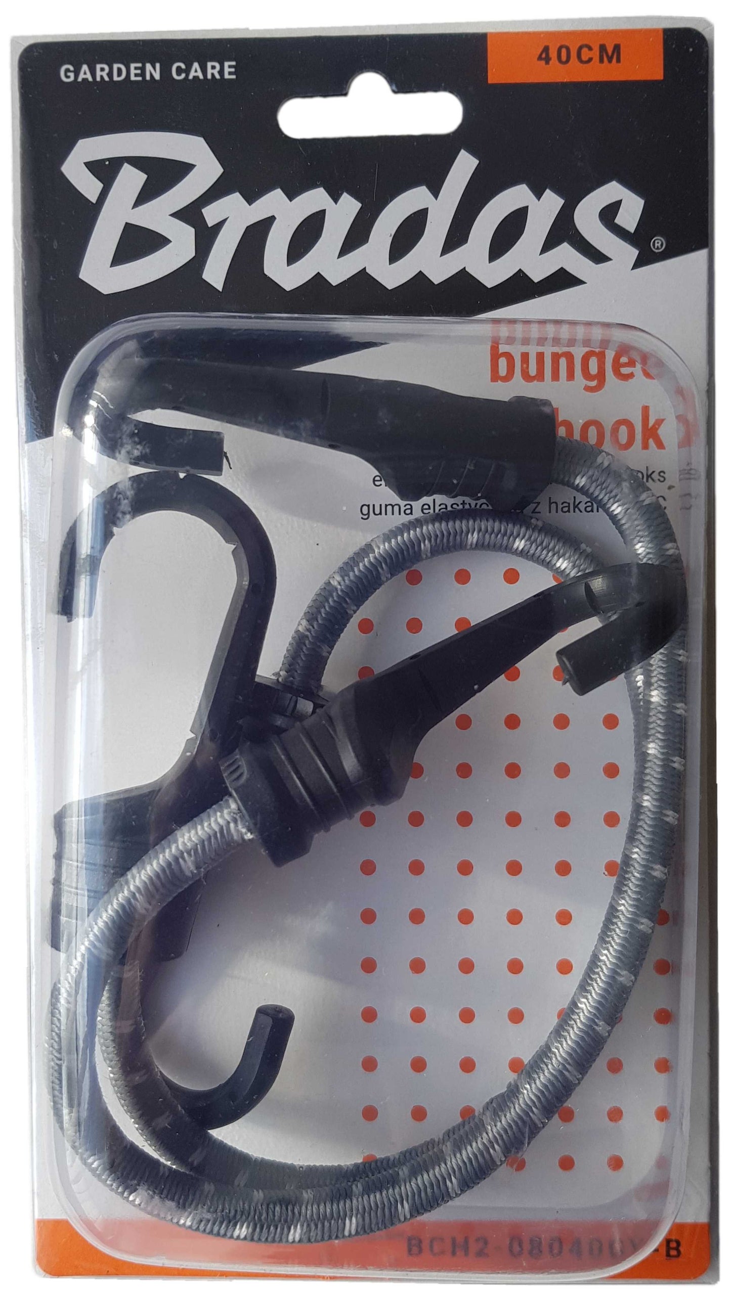 Bungee Cord Hook with PVC-coated Metal Hooks 40cm for Waterproof Tarpaulin Cover